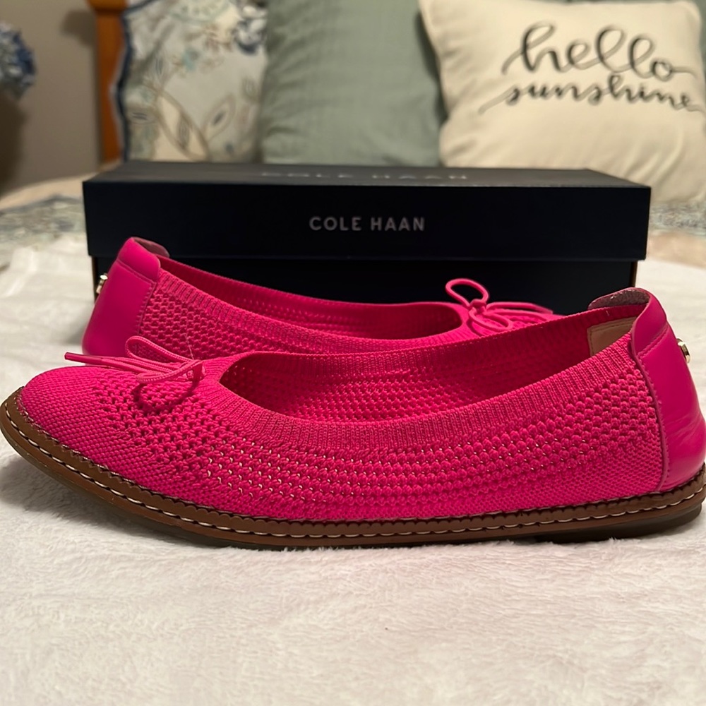 Cole Haan Cloud All Day knit flat shoes
